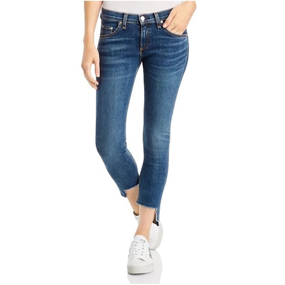RAG & BONE Cate Step Split Ankle Hem Jeans in Hampton - Picture 14 of 14